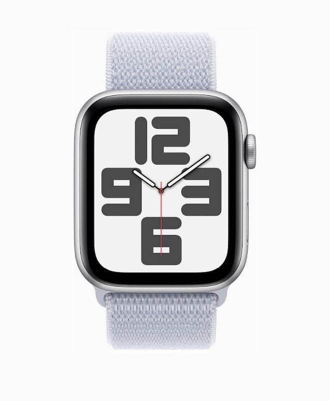 اپل واچ SE 2024 سایز 44 میلیمتر با بدنه آلمینیومی رنگ سیلور | Apple Watch Se 44M 2024 Silver 