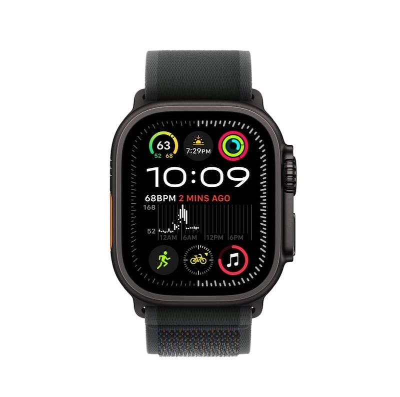 اپل واچ اولترا نسل 2 تیتانیومی مشکی با بند اوشن مشکی | Appel Watch Ultra 2024 Black Black Ocean Band
