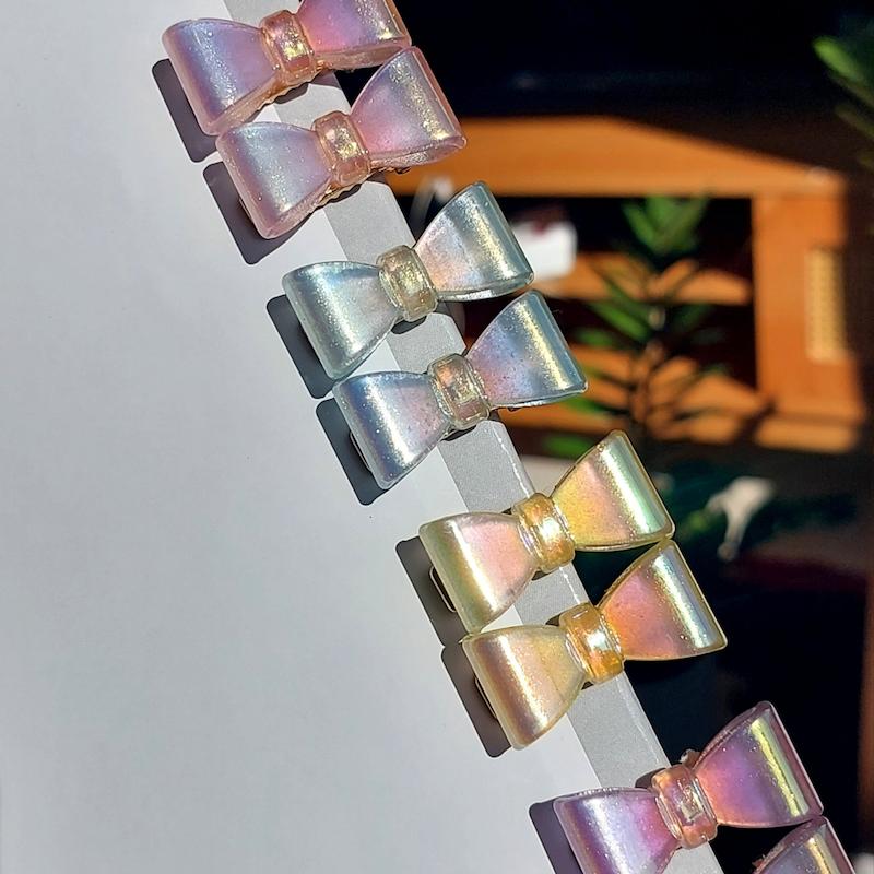 انبری پاپیون شاین دار 🎀✨