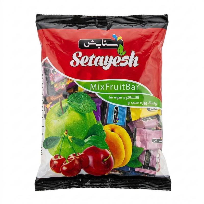 لواشک پذیرایی مخلوط ستایش MixFruitBar _ یک کیلوگرم