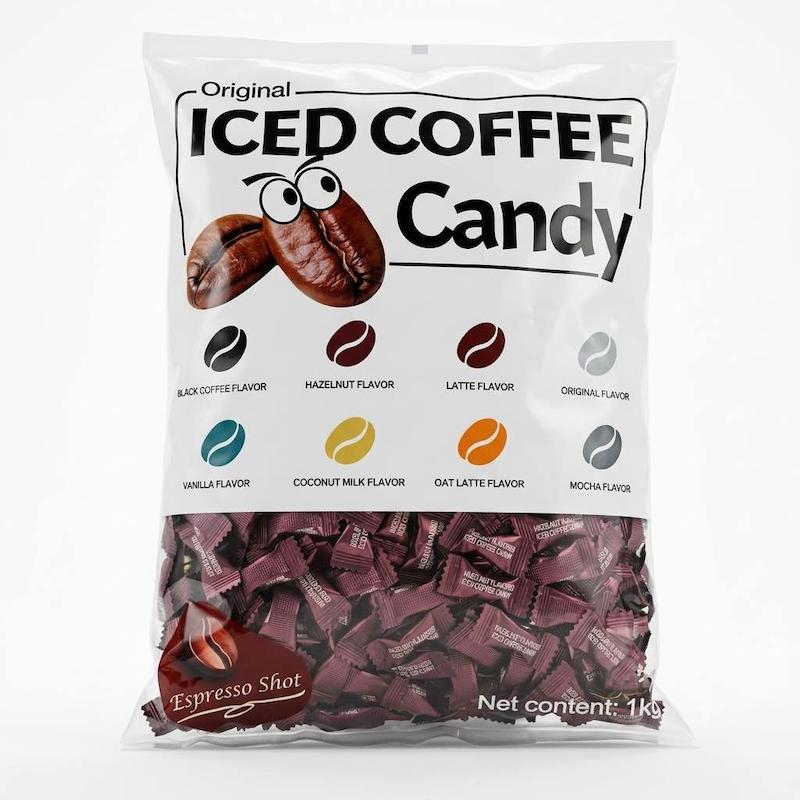 قرص قهوه فشرده برولی مدل (Iced Coffee Candy) _ ۱۰۰ گرم