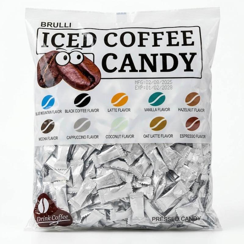 قرص قهوه فشرده برولی مدل (Iced Coffee Candy) _ ۱۰۰ گرم