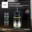 خوشبوکننده هوشمند پرودو Valencia مدل PDADIFFD3BK با نور RGB و 5 حالت اسپری
