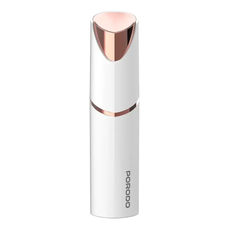 موزن و تریمر صورت و ابرو پرودو مدل Porodo Electric Facial Hair Remover & Eyebrow Trimmer pdlfst1012wh