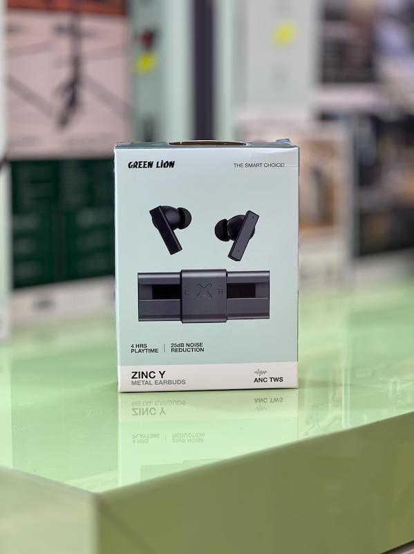 ایرپاد گرین لاین مدل Green Lion Metal Earbuds ANC Zinc Y 