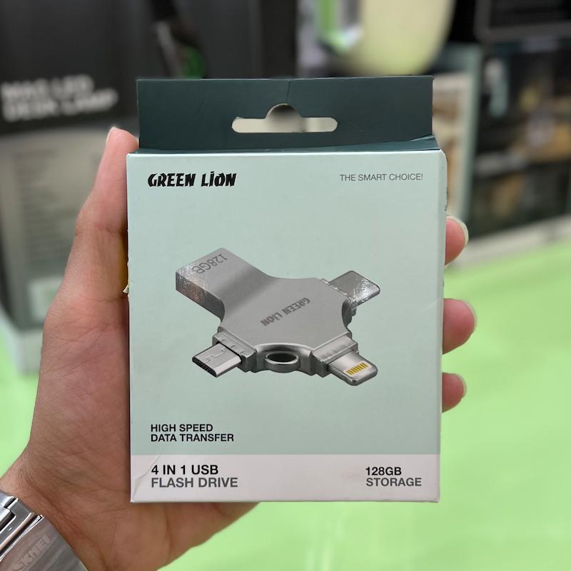 فلش مموری گرین لاین مدل 4 in 1 usb