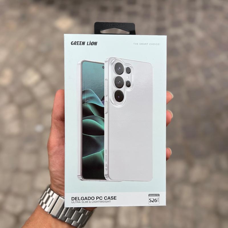 قاب شفاف گرین لاین مدل Delgado pc case مناسب S26 ultra