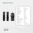 میکروفون یقه ای گرین لاین مدل GM-80X دو کاربره وایرلس