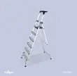 نردبان 6 پله آلومینیومی یونیک کد UN-2306