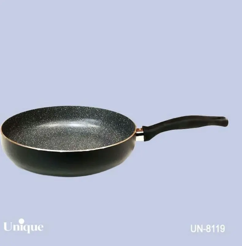 تابه تک دسته سایز 24 کف گرانیت مشکی یونیک کد UN-8119