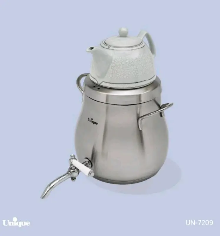 کتری و قوری4.5 لیتر استیل یونیک کد UN-7209