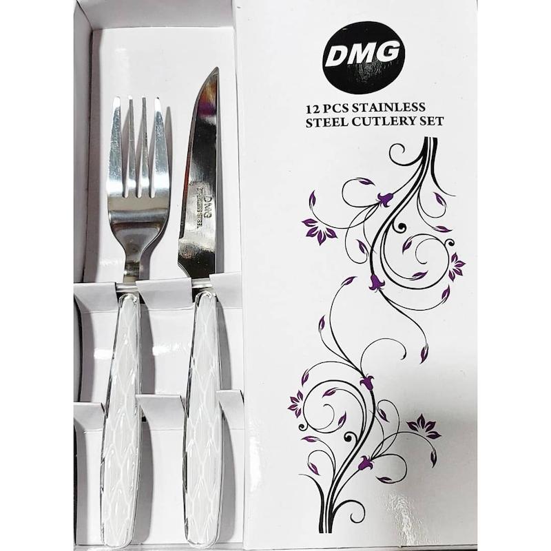 کارد و چنگال میوه خوری DMG دی ام جی 12 پارچه