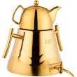 کتری قوری کی اس تی مدل هرمی تمام طلا KST-604G