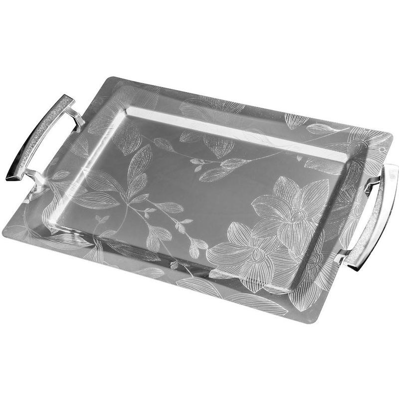 سینی آینه ای کی اس تی دسته صدفی زاماک جفتی KST-6151