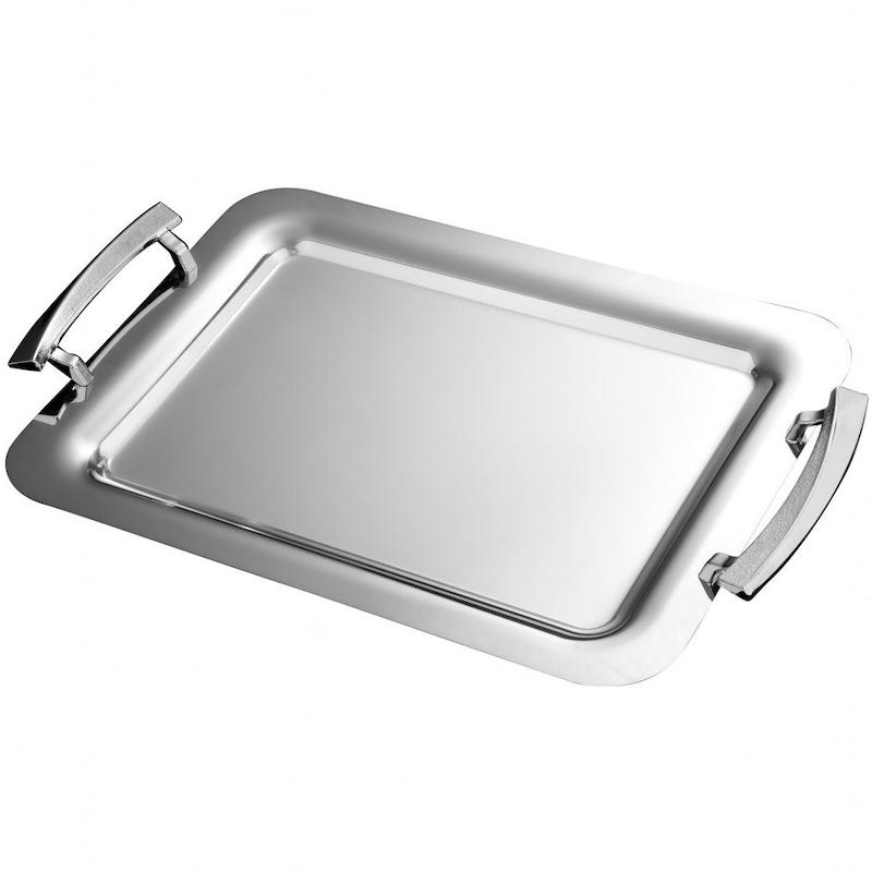 سینی آینه ای کی اس تی دسته صدفی زاماک جفتی KST-8151