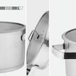 سرویس قابلمه استیل کی اس تی 10 پارچه KST-8010