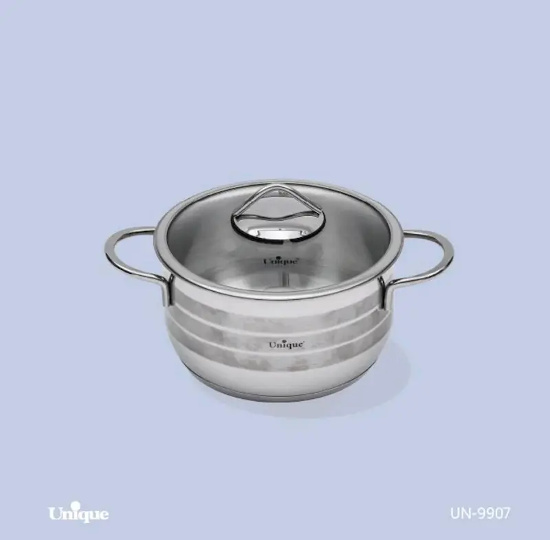 قابلمه استیل یونیک Unique سایز 20 کد UN-9907