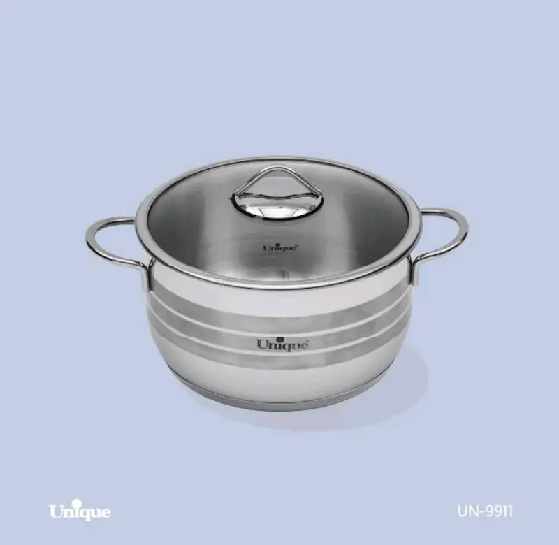 قابلمه استیل یونیک Unique سایز 24 کد UN-9911