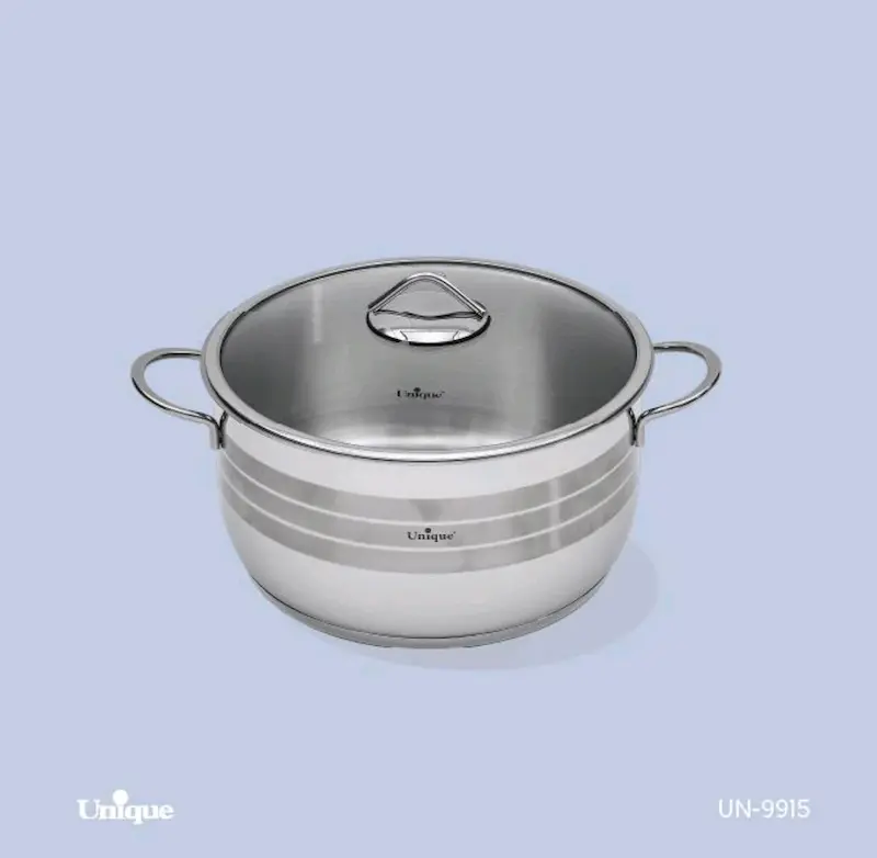 قابلمه استیل یونیک Unique سایز 28 کد UN-9915