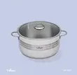 قابلمه استیل یونیک Unique سایز 32 کد UN-9917