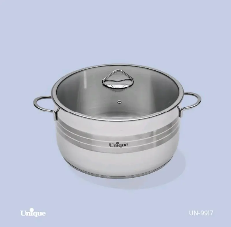 قابلمه استیل یونیک Unique سایز 32 کد UN-9917