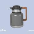 فلاسک 1 لیتر بدون شیشه یونیک Unique دسته چوبی کد UN-1856