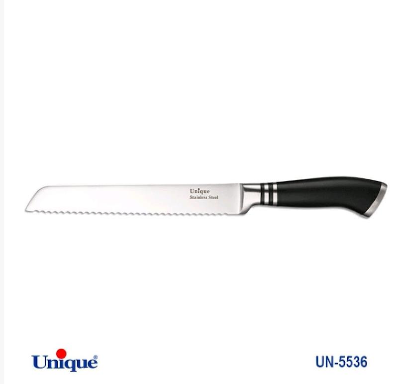 کارد تک نان آشپزخانه 8 یونیک Unique کد UN-5536 طرح ساده