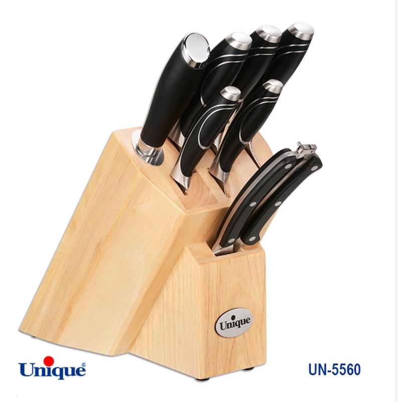 سرویس کارد 8 پارچه یونیک Unique پایه چوب کد UN-5560