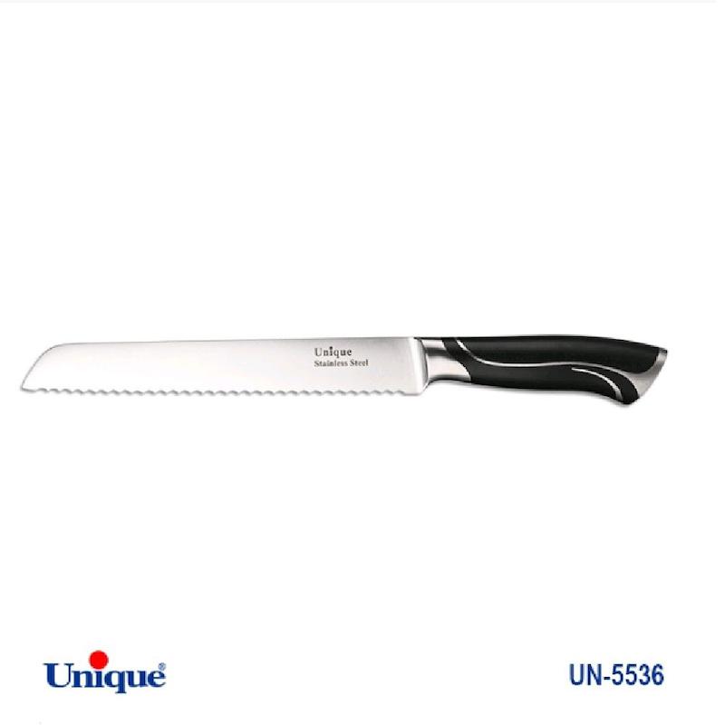 کارد تک نان آشپزخانه 8 یونیک Unique کد UN-5536 طرح خط دار