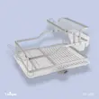 جا ظرفی 1.5 طبقه آلومینیومی یونیک Unique مدل A کد UN-2650-3