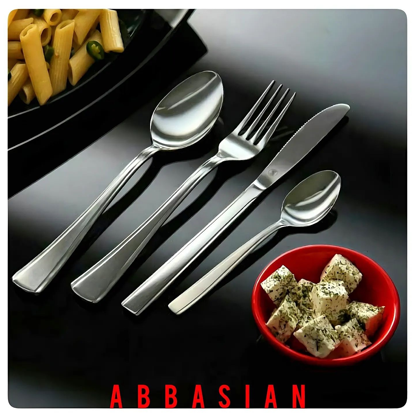 قاشق و چنگال 12 پارچه صنایع استیل ایران مدل مونزا L