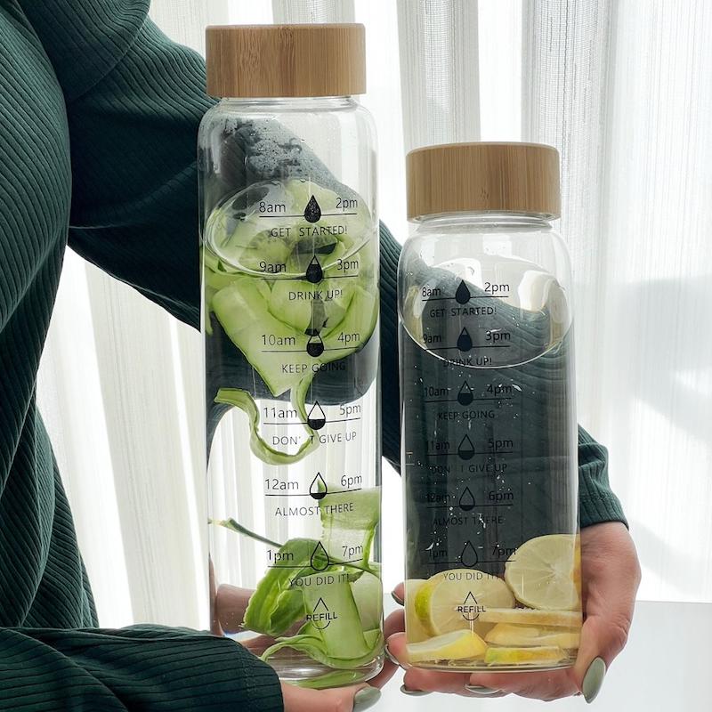 قمقمه پیرکس درب بامبو