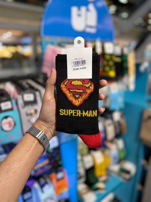 جوراب ساق بلند  super man
