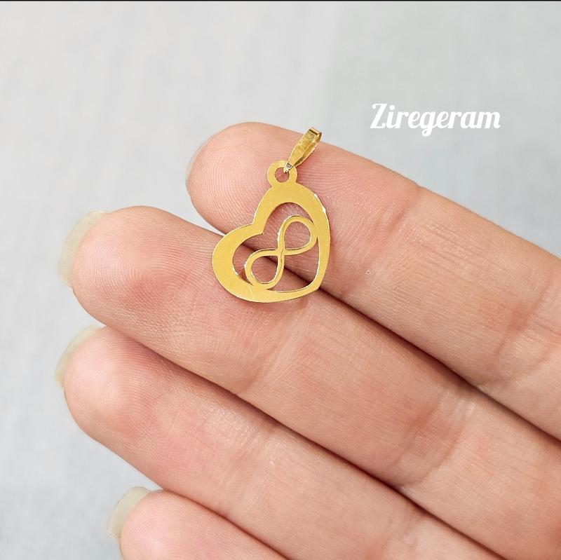 آویز قلب و بینهایت