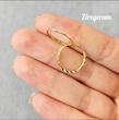 گوشواره حلقه ای تراش