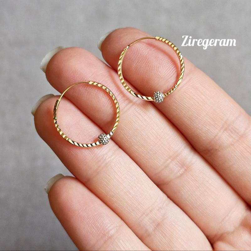 گوشواره حلقه ای البرنادو