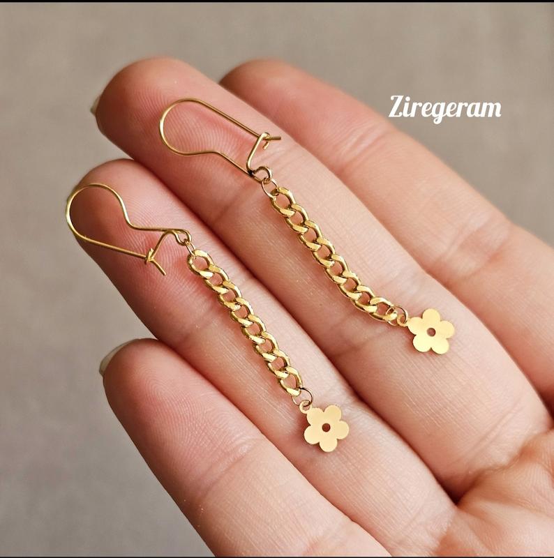 گوشواره کارتیه و گل