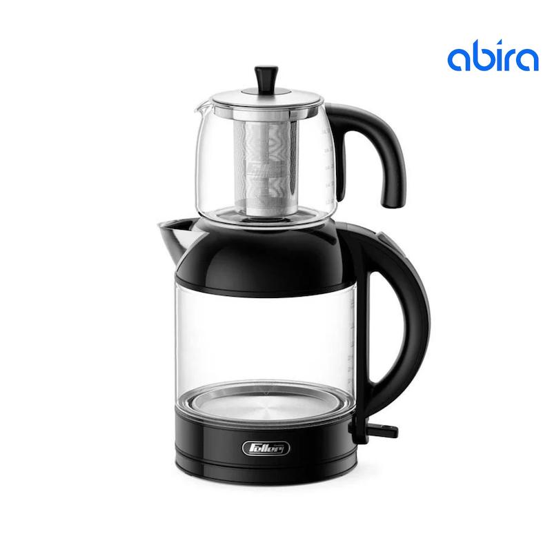 چای ساز فلر مدل TS289 ( سفید/مشکی/ استیل )