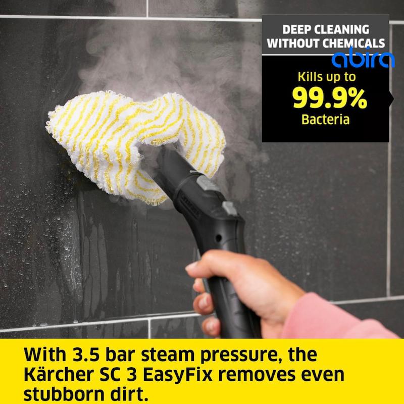 بخارشوی کارچر مدل SC3 Easy Fix (سفید)