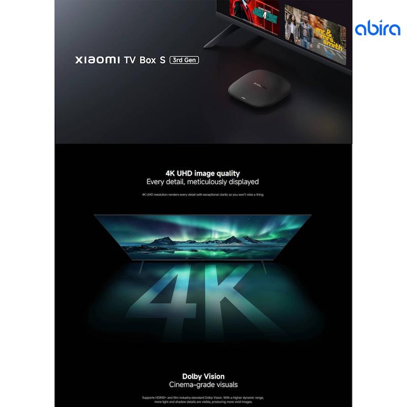 اندروید باکس شیائومی مدل Xiaomi TV Box S(MDZ-32-AA) 3rd Gen