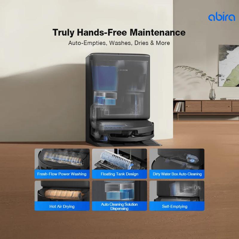 جارو رباتیک اکووکس DEEBOT T90 Pro Omni Care Kit