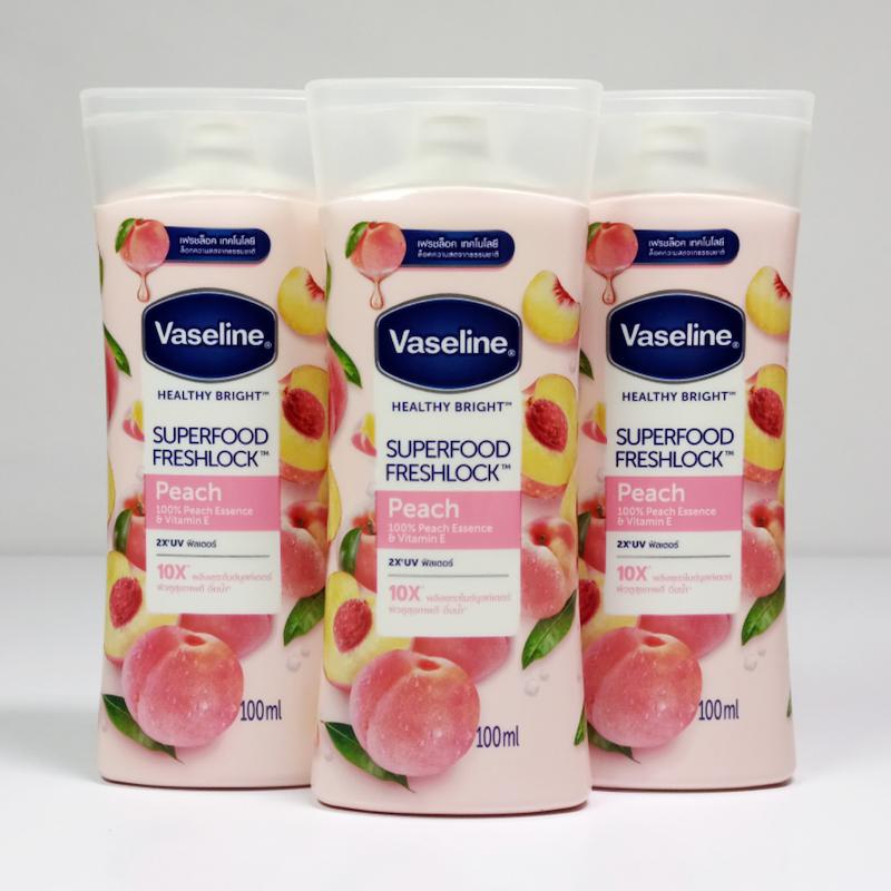 لوسیون میوه ای هلو ویتامین E وازلین