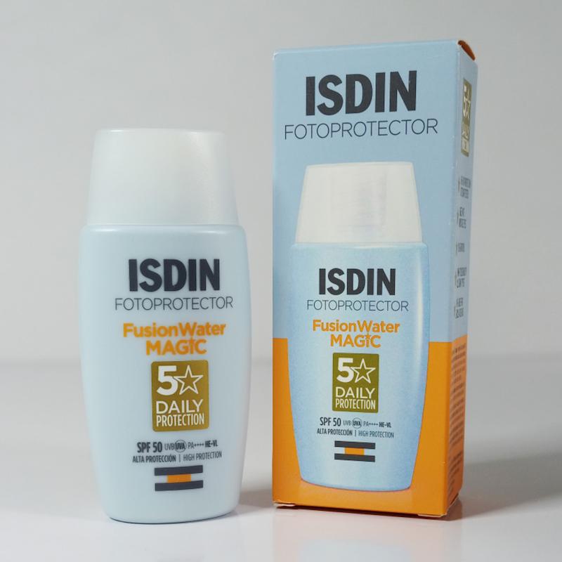 ضدآفتاب بدون رنگ ایزدین مدل FUSION WATER MAGIC