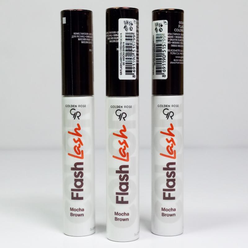 ریمل قهوه ای فلش لش گلدن رز