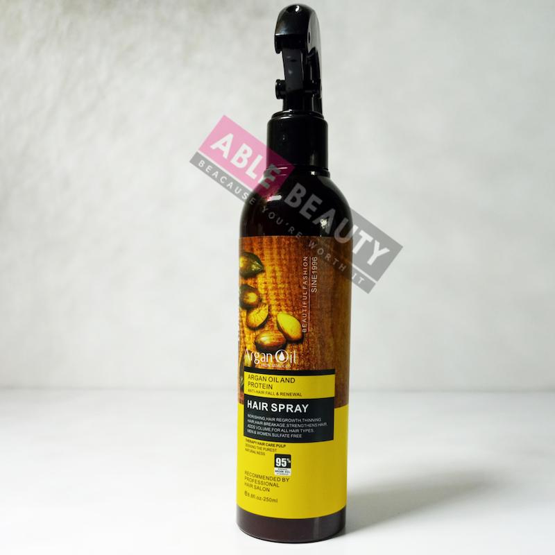 اسپری مو دوفاز روغن آرگان لایتنس MEXP حجم 250 میل