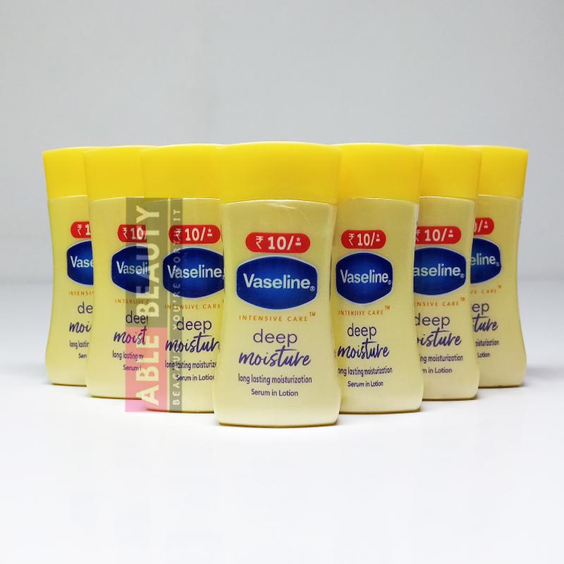 مینی لوسیون دست و صورت وازلین مدل deep Moisture حجم 20 گرم