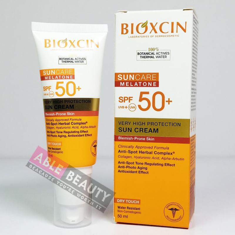 ضدآفتاب SPF50+ مخصوص پوست‌های مستعد لک بیوکسین حجم 50 میل