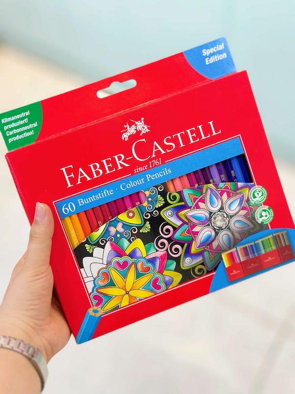 مداد رنگی 60 رنگ فابر کاستل مقوایی