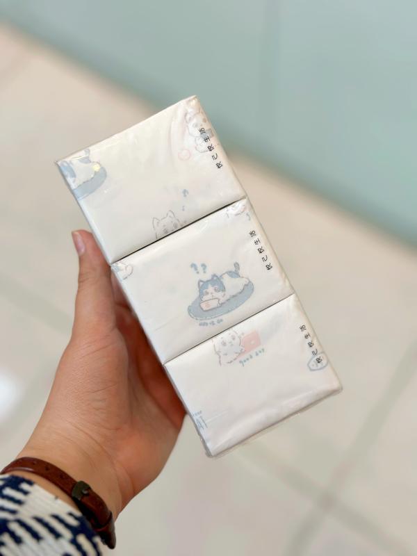 دستمال کاغذی جیبی طرحدار