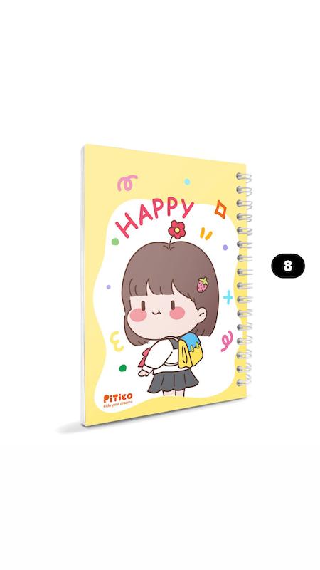 دفترچه یادداشت پیتیکو سری happy